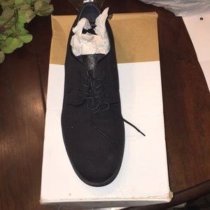 Black synthetic CERWEN men shoes 10.5